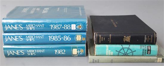 Streater, R.A. and Greenman, D. - Janes Merchant Ships, 1982; Greenman, D. - Janes Merchant Ships 1985-6